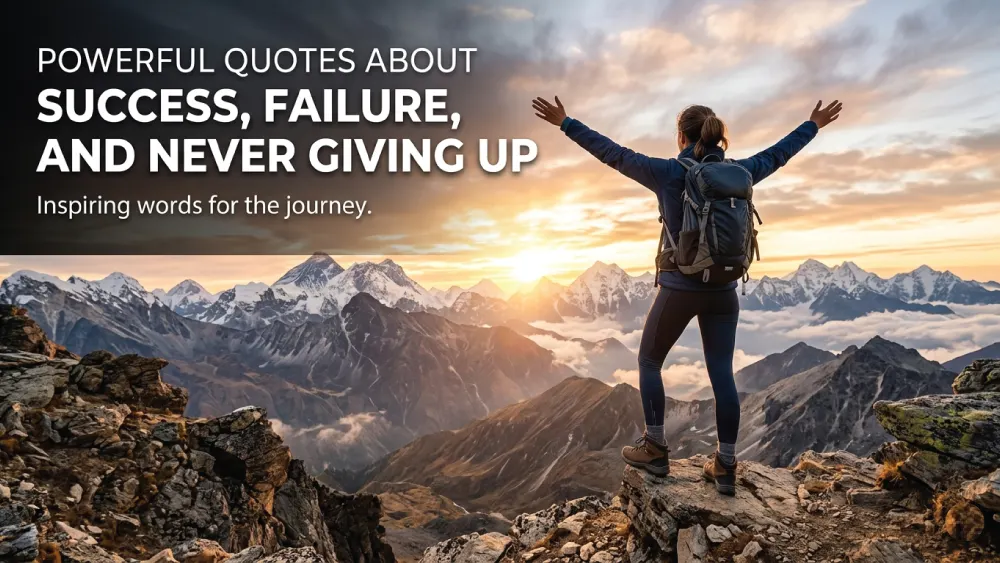 You are currently viewing Powerful Quotes About Success, Failure, and Never Giving Up